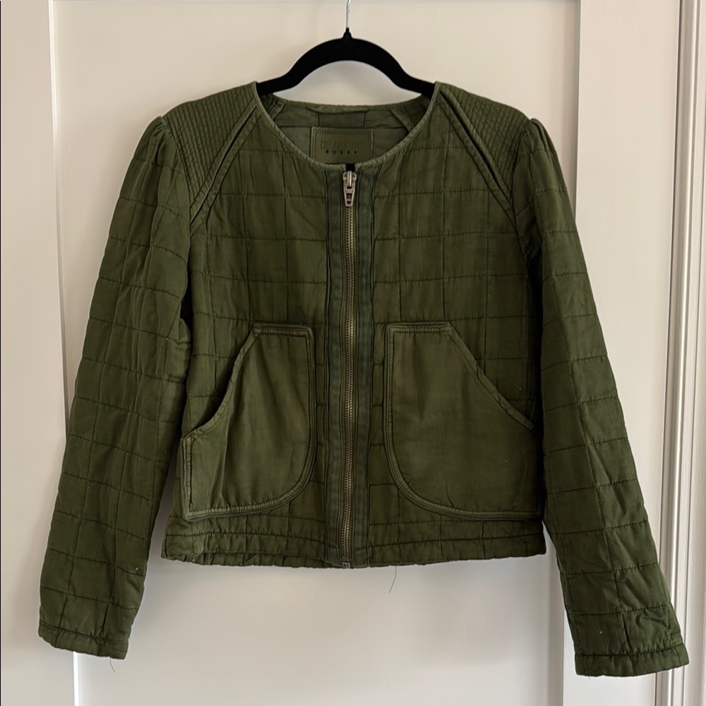 Blank NYC Green Utility Jacket